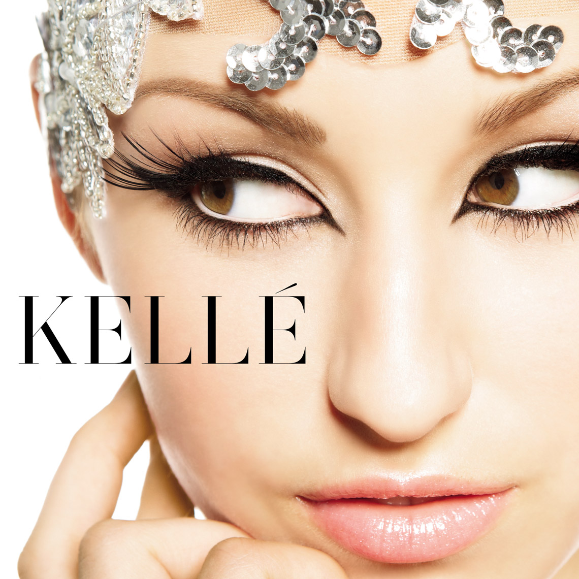 Kelle Cover Beauty Eye Makeup lashes Sequins